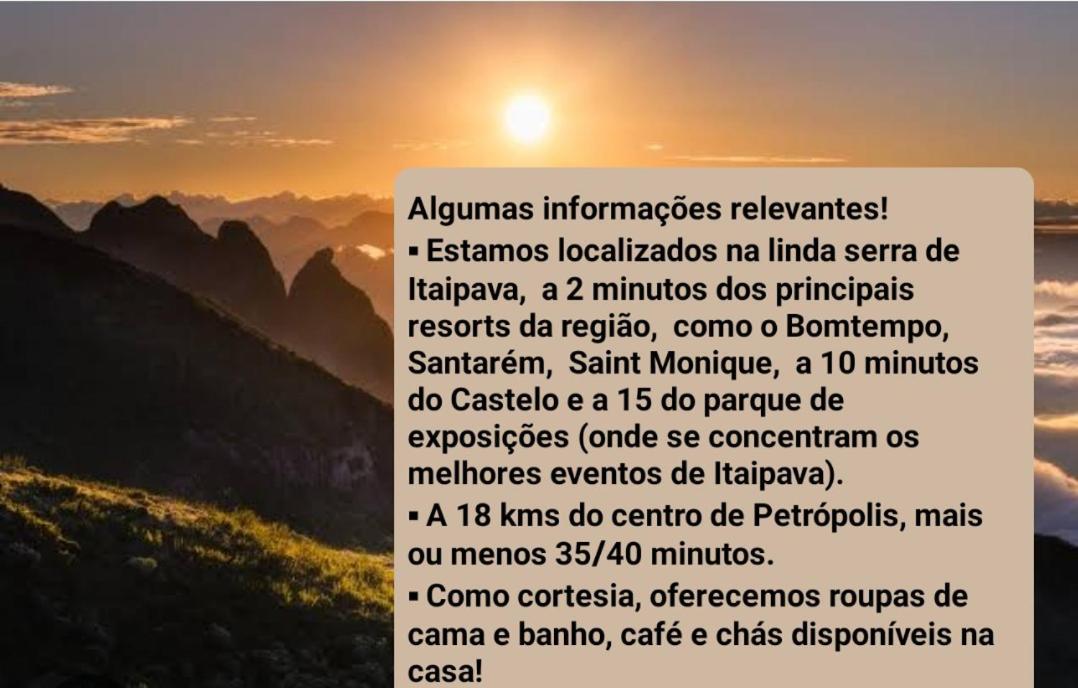 Recanto De Itaipava - Casa Com Forno De Pizza A Lenha, Churrasqueira, Pet Friendly, Equipada Para Ate 6 Pessoas, Em Meio A Natureza E Proxima Ao Centro Do Bairro Petrópolis Екстериор снимка